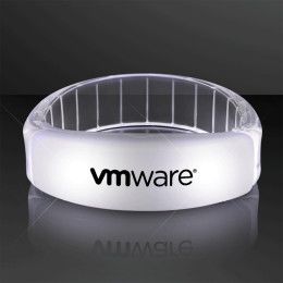 Custom White Fashion LED Bracelets Custom White Fashion LED Bracelets