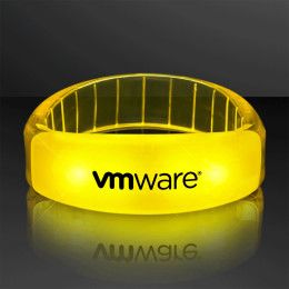 Custom Yellow Fashion LED Bracelets Custom Yellow Fashion LED Bracelets