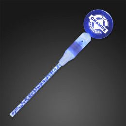 Custom Dual LED Blue Swizzle Sticks, Cocktail Party Drink Stirrers Custom Dual LED Blue Swizzle Sticks, Cocktail Party Drink Stirrers