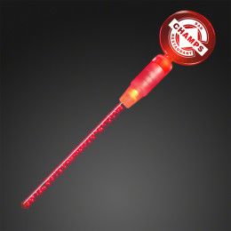 Custom Dual LED Red Swizzle Sticks, Cocktail Party Drink Stirrers Custom Dual LED Red Swizzle Sticks, Cocktail Party Drink Stirrers