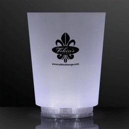 Custom Mood Lit Short Glow Cup, True White LEDs Custom Mood Lit Short Glow Cup, True White LEDs