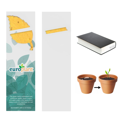 Custom Plantable Bookmark - 2 1/4" X 7 3/4" - Aspen