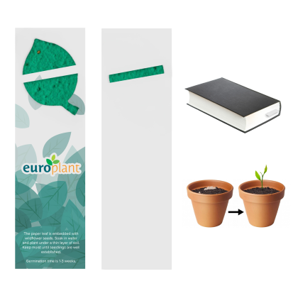 Custom Plantable Bookmark - 2 1/4" X 7 3/4" - Beech