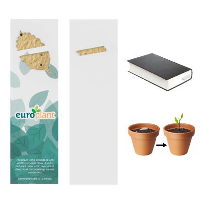 Custom Plantable Bookmark - 2 1/4" X 7 3/4" - Birch
