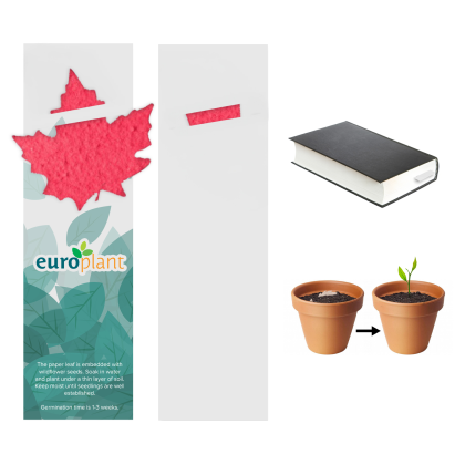 Custom Plantable Bookmark - 2 1/4" X 7 3/4" - Maple