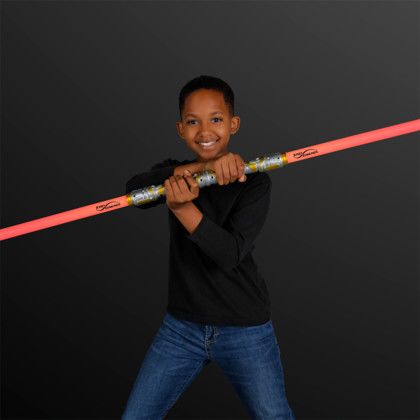 Custom Double Sided Swords Sabers with Red LEDs & Sounds - In use Custom Double Sided Swords Sabers with Red LEDs & Sounds - In use