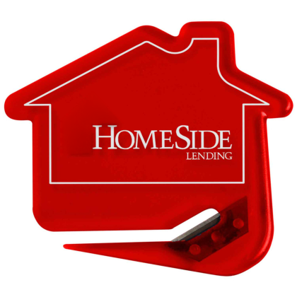 Custom House Letter Slitter - Translucent Red Custom House Letter Slitter - Translucent Red