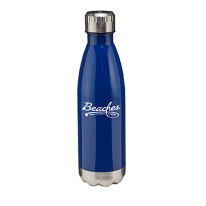 Custom 17 oz. Cascade Stainless Steel Bottle - Navy Custom 17 oz. Cascade Stainless Steel Bottle - Navy