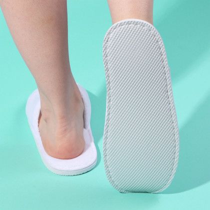 Custom Cascade Slippers - White Back View