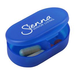 Custom Dual Compartment Pill Box Custom Dual Compartment Pill Box