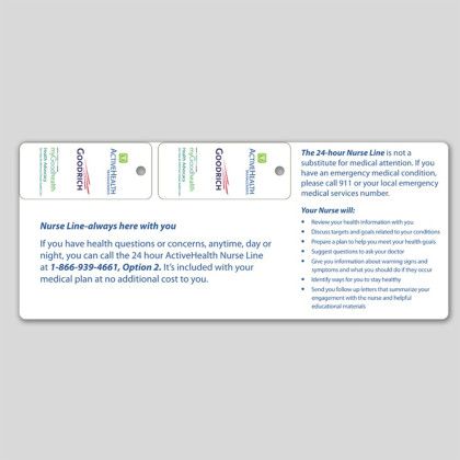 Custom Key Tag 2 Up Mailer - Back View Custom Key Tag 2 Up Mailer - Back View