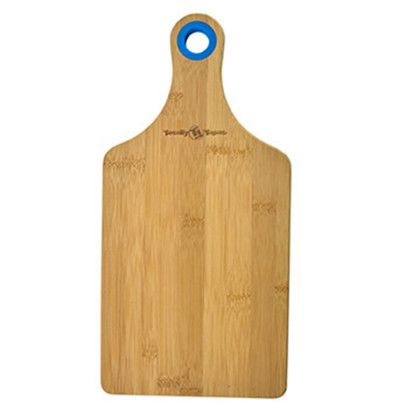 Custom Bamboo Cheese Board with Silicone Ring - Royal Blue Custom Bamboo Cheese Board with Silicone Ring - Royal Blue