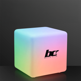 Custom 8" Deco Light Cube - Color-Changing LED Custom 8" Deco Light Cube - Color-Changing LED