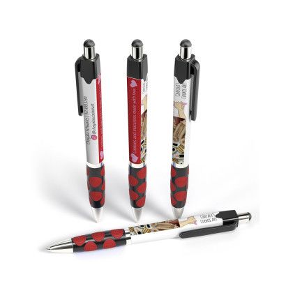 Custom Squared iMadeline Stylus Performance Pen- Low Quantities - Red Custom Squared iMadeline Stylus Performance Pen- Low Quantities - Red