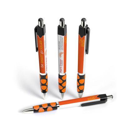 Custom Squared iMadeline Stylus Performance Pen- Low Quantities - Orange Custom Squared iMadeline Stylus Performance Pen- Low Quantities - Orange