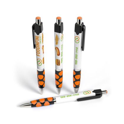 Custom Squared Madeline Performance Pen- Low Quantities - Orange
