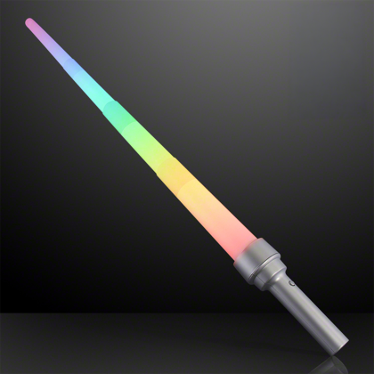 Custom Multicolor LED Expandable Sword - In Use 