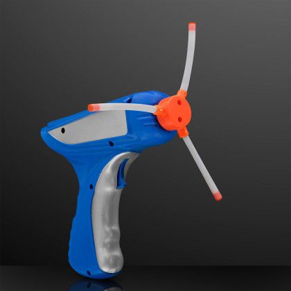 Custom Spinning Lights Space Blaster Toy Gun - Front View Custom Spinning Lights Space Blaster Toy Gun - Front View