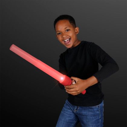 Custom Red LED Expandable Flashing Sword - In Use 