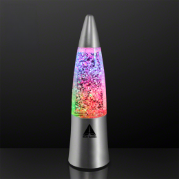 Custom Silver LED Glitter Lamp Custom Silver LED Glitter Lamp