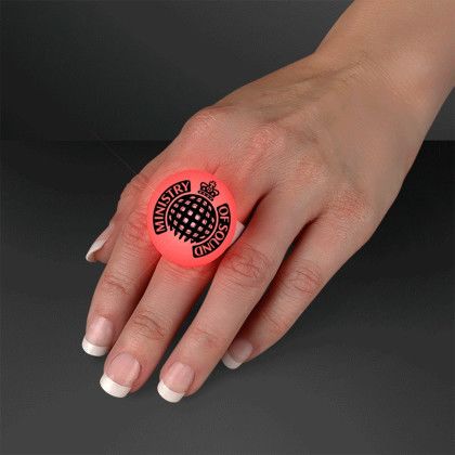 Custom Color Changing LED Mood Rings