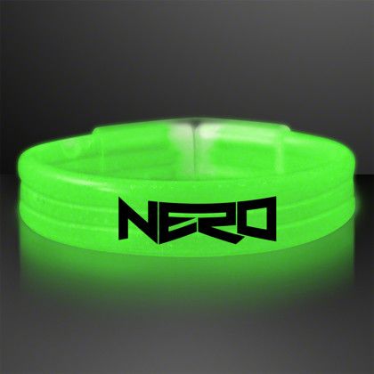 Custom Green Glow Thick Bracelet Bangles Custom Green Glow Thick Bracelet Bangles