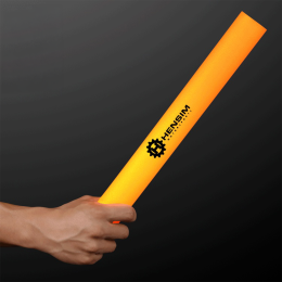 Custom Orange LED Foam Sticks 16" Cheer Sticks Custom Orange LED Foam Sticks 16" Cheer Sticks