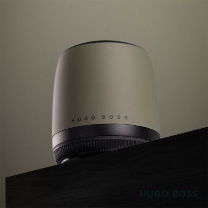 Custom Hugo Boss Gear Matrix Speaker - Khaki Lifestyle View Custom Hugo Boss Gear Matrix Speaker - Khaki Lifestyle View
