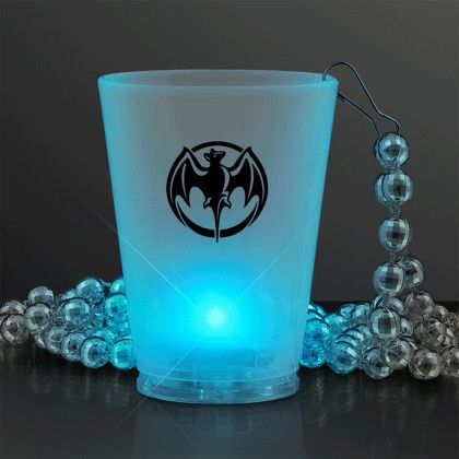 Custom 1.5 oz. Multicolor LED Shot Glass Party Necklaces Custom 1.5 oz. Multicolor LED Shot Glass Party Necklaces