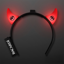 Custom Red Light Up Devil Horns