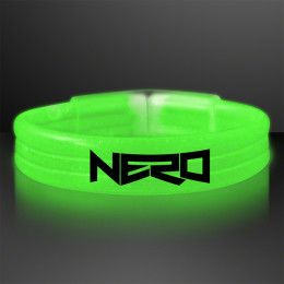 Custom Green Glow Thick Bracelet Bangles Custom Green Glow Thick Bracelet Bangles