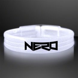 Custom White Glow Thick Bracelet Bangles Custom White Glow Thick Bracelet Bangles