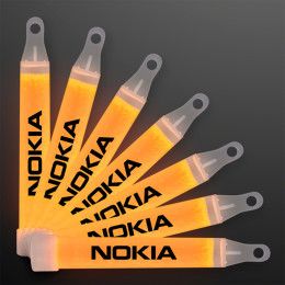 Custom 4" Orange Mini Glow Sticks, Bulk Pack of 50 Custom 4" Orange Mini Glow Sticks, Bulk Pack of 50