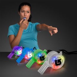 Custom Flashing Whistle - Multicolor