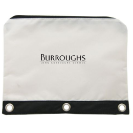 Custom Binder Pouch - White Custom Binder Pouch - White