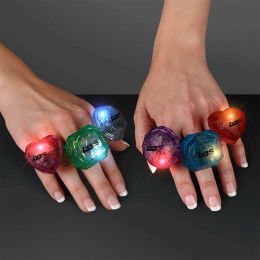 Custom Light Up Huge Gem Ring - Multicolor Custom Light Up Huge Gem Ring - Multicolor