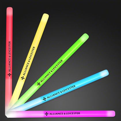 Custom 9.4" Assorted Color Glow Stick Wands Custom 9.4" Assorted Color Glow Stick Wands