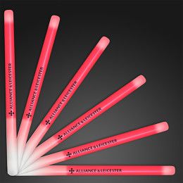 Custom 9.4" Red Glow Stick Wands Custom 9.4" Red Glow Stick Wands