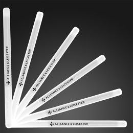 Custom 9.4" White Glow Stick Wands Custom 9.4" White Glow Stick Wands