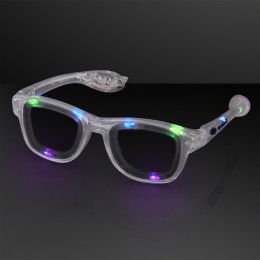 Custom Multicolor Cool Shades LED Party Glasses Custom Multicolor Cool Shades LED Party Glasses