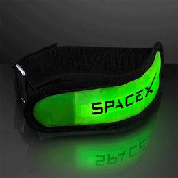 Custom Light-Up Green LED Armband for Night Safety Custom Light-Up Green LED Armband for Night Safety