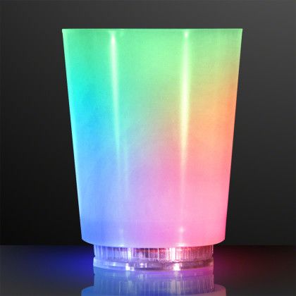 Custom LED Mood Lights Short Glass - In Use Custom LED Mood Lights Short Glass - In Use