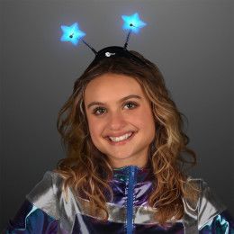 Custom Light Up Blue Star Head Boppers Custom Light Up Blue Star Head Boppers