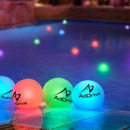 Custom Floating Lights for Pool 3" Deco Balls