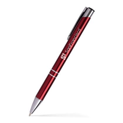 Custom Katheline Click Metal Pen- Low Quantities - Red Custom Katheline Click Metal Pen- Low Quantities - Red
