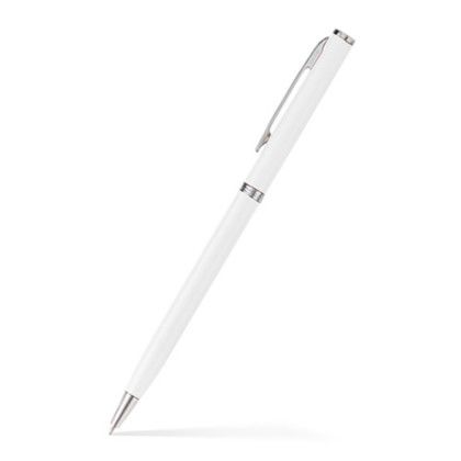Custom Bethany Twist Metal Pen- Low Quantities - White Custom Bethany Twist Metal Pen- Low Quantities - White