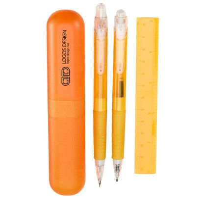 Custom Build-It Mechanical Pencil Set - Frost Orange Custom Build-It Mechanical Pencil Set - Frost Orange