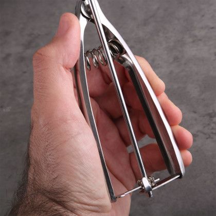 Custom Blaze Stainless Kitchen Food Baller Scoop - Handle View Custom Blaze Stainless Kitchen Food Baller Scoop - Handle View