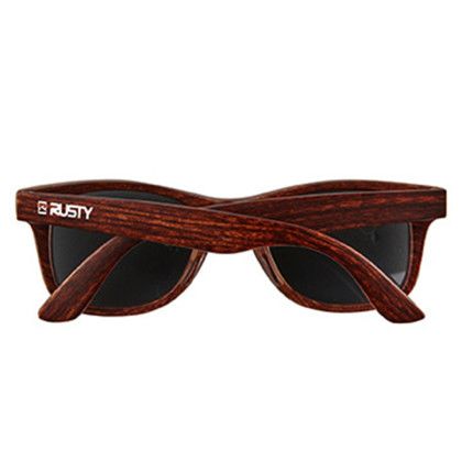 Custom Woodland Sunglasses - Dark Wood - Close View Custom Woodland Sunglasses - Dark Wood - Close View