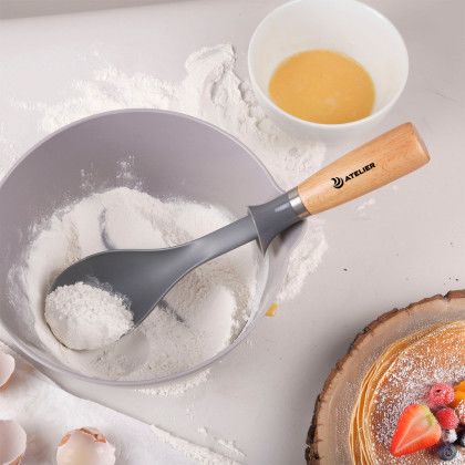 Custom 4 Pc. reGen Beechwood Utensil Set - Spoon View Custom 4 Pc. reGen Beechwood Utensil Set - Spoon View